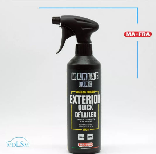 MAFRA MANIAC LINE EXTERIOR QUICK DETAILER PULITORE 3IN1 A SECCO AUTO E MOTO MF70