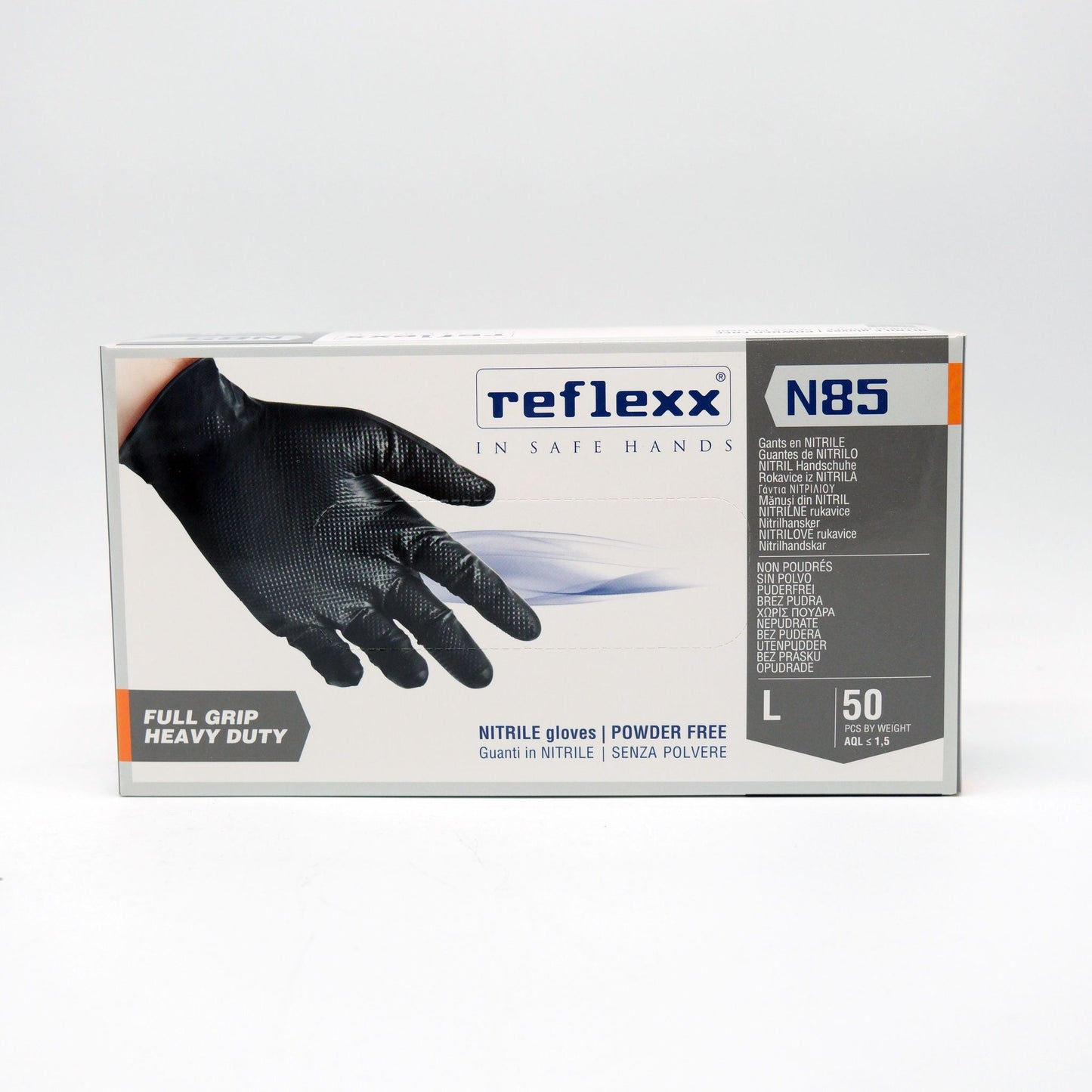 PROTEC- GUANTI  REFLEXX RETINATI NERI GRIP XL