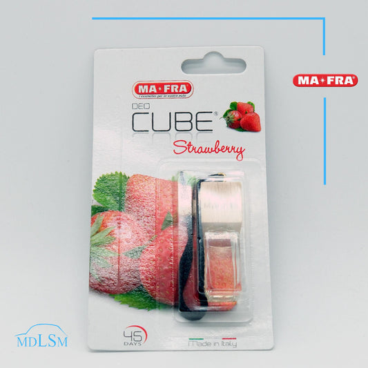 MAFRA DEO CUBE STRAWBERRY FRAGOLA DEODORANTE LIQUIDO PROFUMO AUTO CAMPER "H0198"