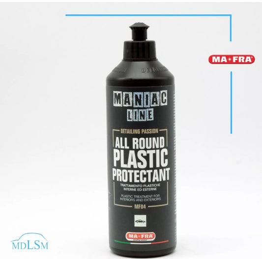 MAFRA MANIAC LINE ALL ROUND PLASTIC PROTECTANT TRATTAMENTO PLASTICHE AUTO "MF84"