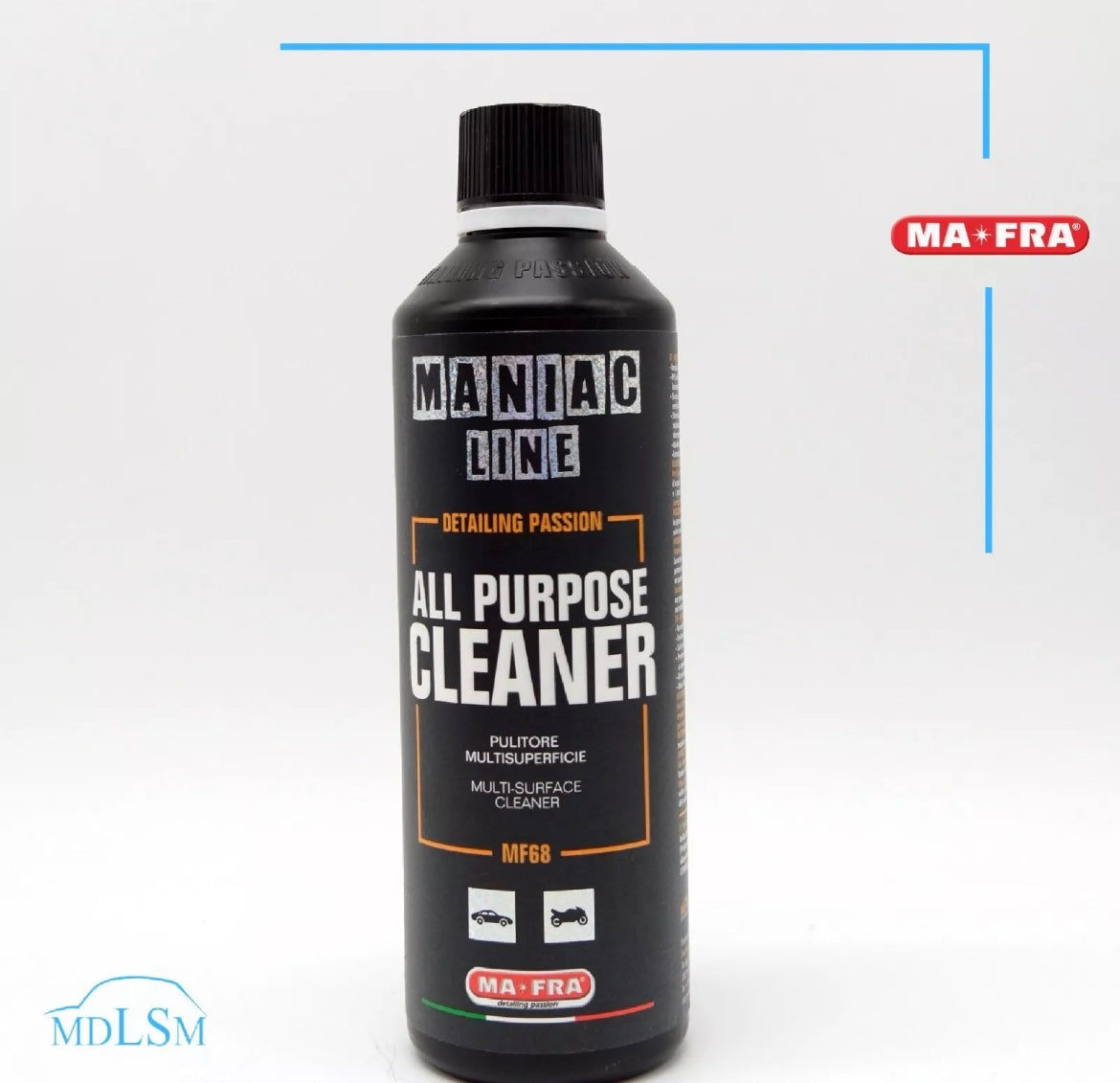 MA-FRA MANIAC LINE ALL PURPOSE CLEANER PULITORE MULTISUPERFICI UNIVERSALE "MF68"