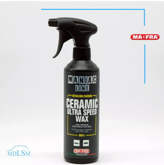 MAFRA MANIAC LINE CERAMIC ULTRA SPEED WAX CERA SPRAY SIGILLANTE CON SI02  "MF81"