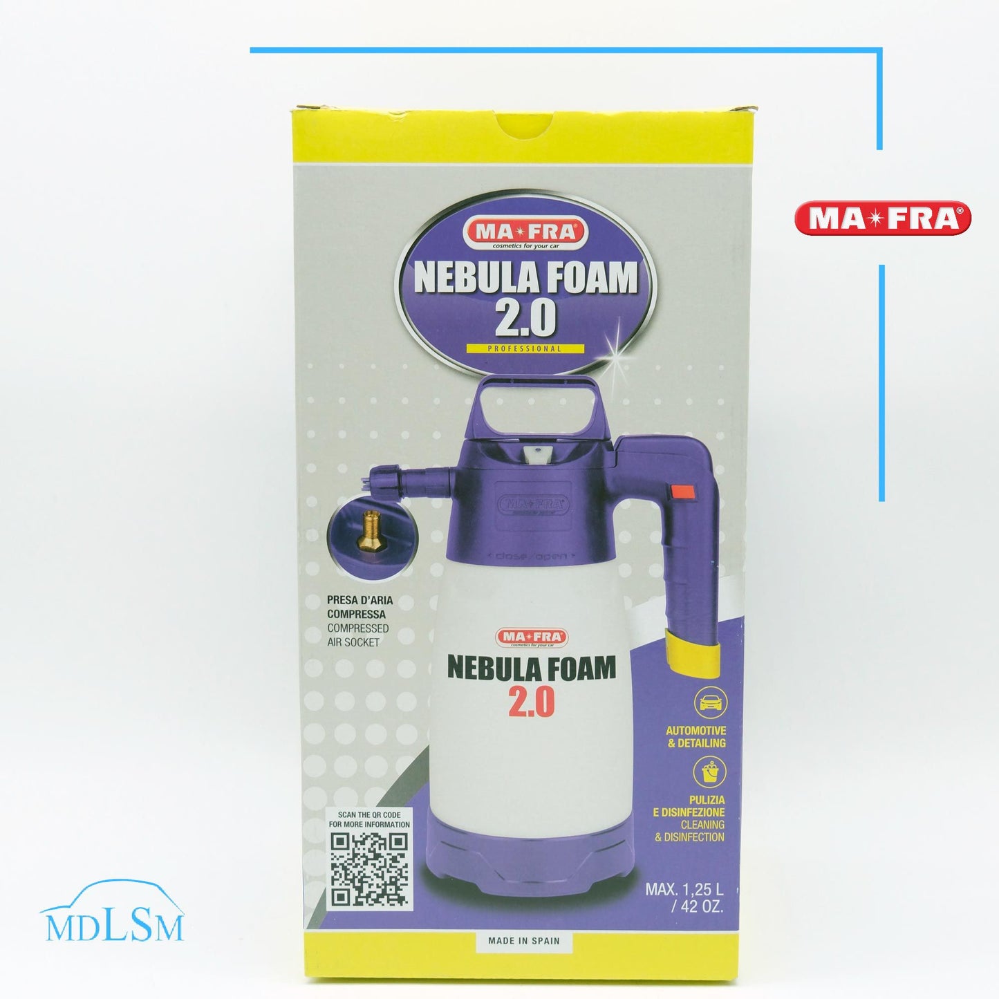 MAFRA NEBULA FOAM 2.0 NEBULIZZATORE SCHIUMOGENO POMPA MANUALE 2L "A0444"