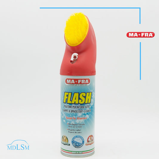 MA-FRA FLASH PULITORE PER INTERNI A SECCO PER AUTO IN TESSUTO O ALCANTARA  H0544