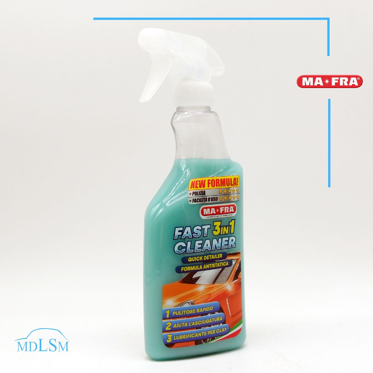 MAFRA FAST CLEANER 3in1 PULITORE AUTO A SECCO PER ESTERNI RAPIDO E FACILE H0783