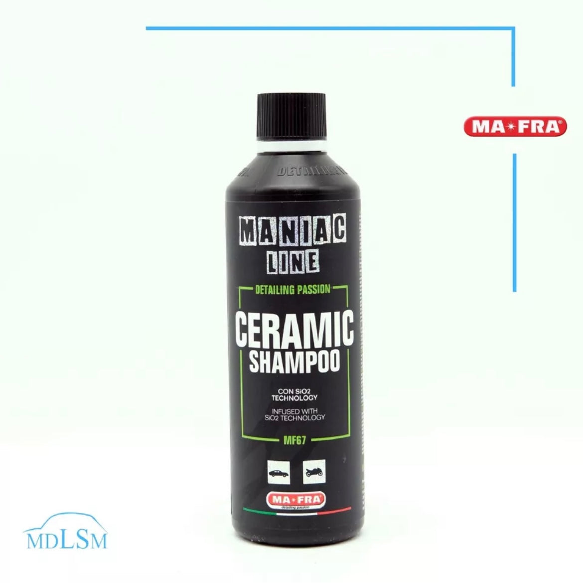 MAFRA MANIAC LINE CERAMIC SHAMPOO PROTEGGE E SIGILLA 3in1 SIO2 CERA "MF67"