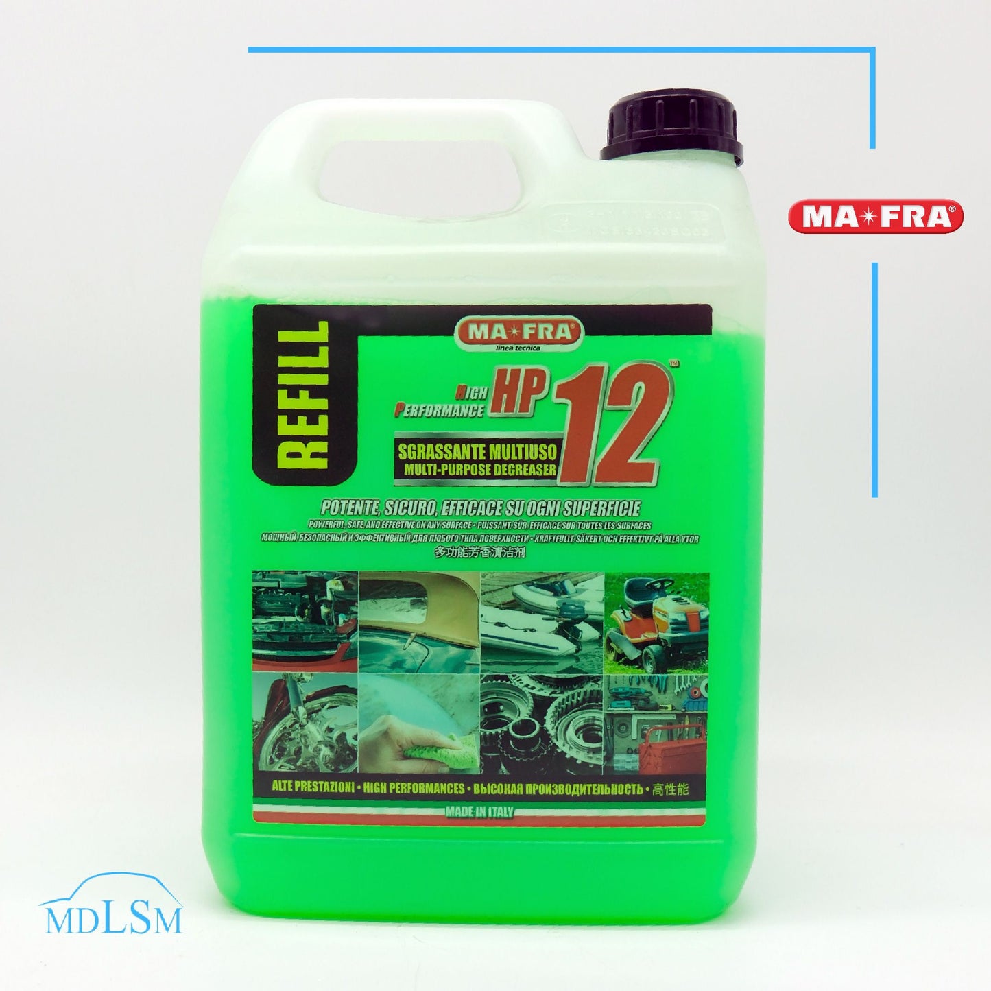 MAFRA HP 12 PULIZIA MOTORE AUTO E MOTO OFFICINA SGRASSANTE MULTIUSO 4,5L "P0849"